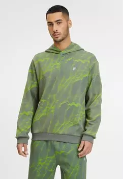 Толстовка APPAREL REDFORD AOP Fila, зеленый жасмин Mars aop