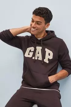 Толстовка Arch с логотипом Gap, коричневый