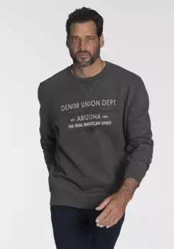 Толстовка Аризона с модным принтом Arizona, антрацит