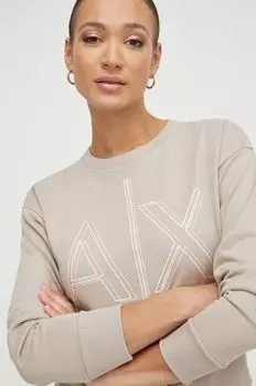 Толстовка Armani Exchange, бежевый