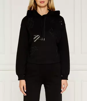 Толстовка Armani Exchange Cropped Fit, черный
