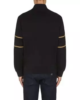 Толстовка Armani Exchange Double Zipper Sweatshirt, черный