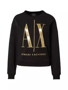 Толстовка ARMANI EXCHANGE Felpa, черный
