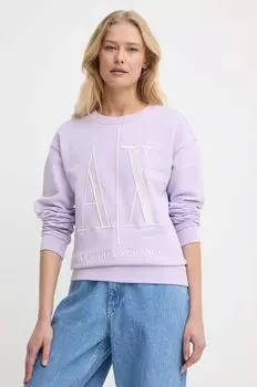 Толстовка Armani Exchange, фиолетовый