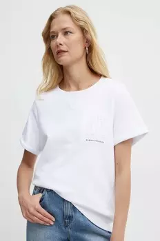 Толстовка Armani Exchange из хлопка, белый