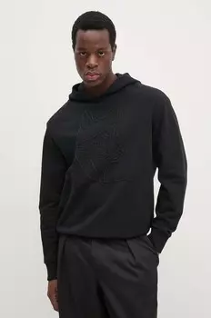 Толстовка Armani Exchange из хлопка, черный