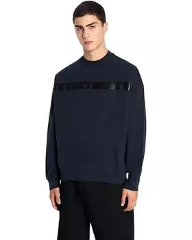 Толстовка Armani Exchange Logo Tape, темно-синий