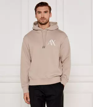 Толстовка Armani Exchange Loose fit, бежевый