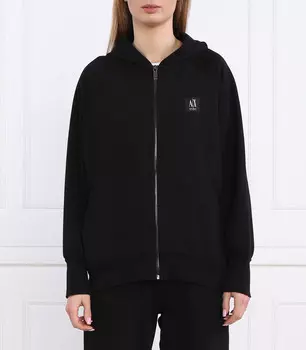 Толстовка Armani Exchange Loose fit, черный