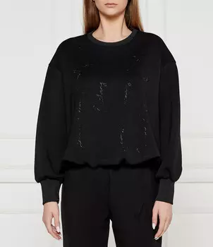 Толстовка Armani Exchange Loose fit, черный