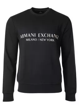 Толстовка Armani Exchange, морской