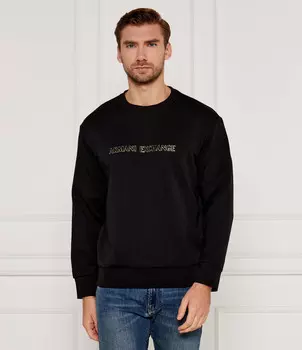 Толстовка Armani Exchange Regular Fit, черный
