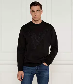Толстовка Armani Exchange Regular Fit, черный