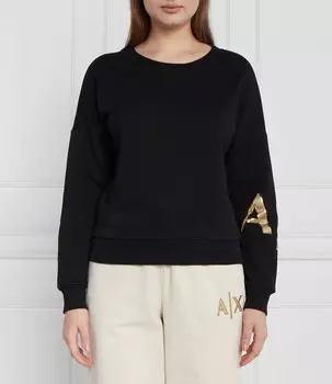 Толстовка Armani Exchange Regular Fit, черный