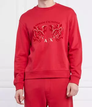 Толстовка Armani Exchange Regular Fit, красный