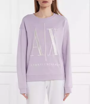 Толстовка Armani Exchange Regular Fit, лавандовый