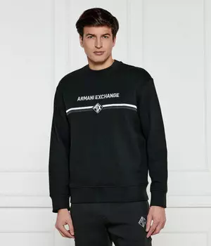 Толстовка Armani Exchange Regular Fit, зеленый