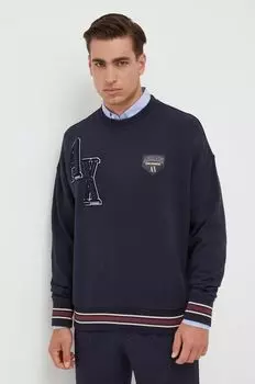 Толстовка Armani Exchange, темно-синий