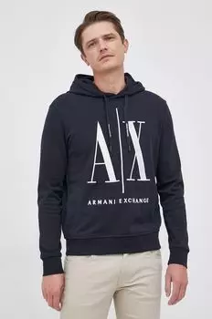 Толстовка Armani Exchange, темно-синий