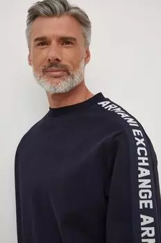 Толстовка Armani Exchange, темно-синий