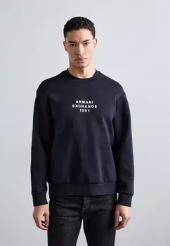 Толстовка Armani Exchange, темно-синий