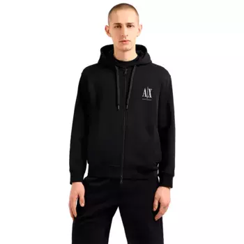 Толстовка Armani Exchange XM000371A_F10818U full zip, черный