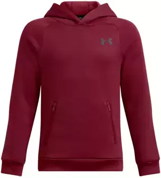 Толстовка Armor Fleece Pro для мальчиков Under Armour, цвет Cardinal/Black