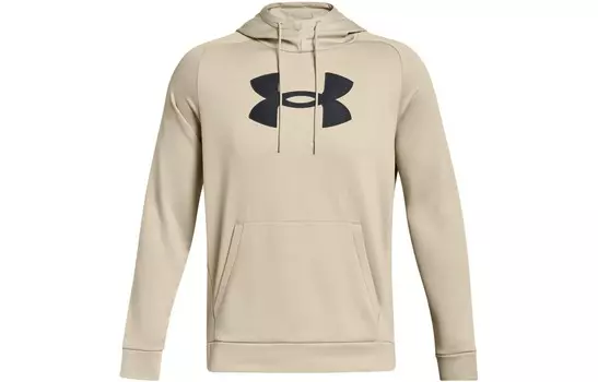 Толстовка Armour Fleece мужская цвета хаки Under Armour, хаки