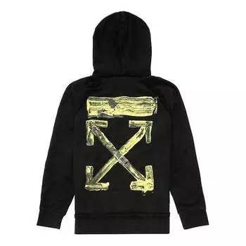 Толстовка arrow gradient drawstring loose fit black Off-White, черный