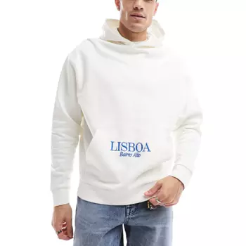 Толстовка Asos Design Oversized, белый