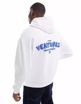 Толстовка ASOS DESIGN с принтом пузырьков белого цвета