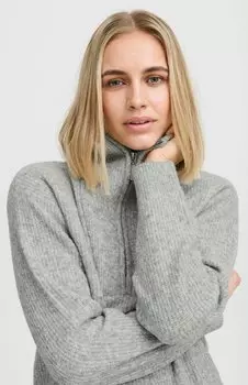 Толстовка ASTRA ZIPPER ROLL NECK PULLOVER PULZ, серый