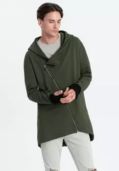 Толстовка ASYMMETRICAL Ombre, цвет khaki