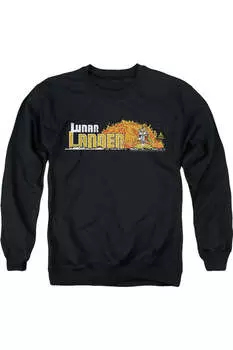 Толстовка Atari Lunar Marquee для взрослых с круглым вырезом Gildan, черный