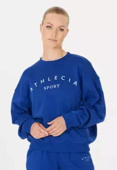 Толстовка ATHLECIA "Asport" с крутым принтом спереди, синий