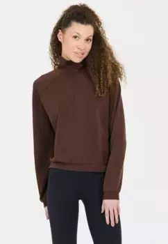 Толстовка ATHLECIA "Элания" из дышащего материала, коричневый