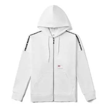 Толстовка athleisure casual sports zipper white Vans, белый
