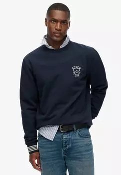 Толстовка ATHLETIC CLUB CREW Superdry, темно-синий