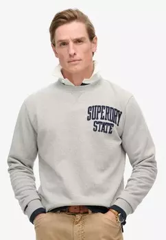 Толстовка ATHLETIC CREW Superdry, серый