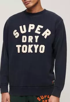 Толстовка ATHLETIC CREW Superdry, синий
