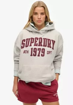 Толстовка ATHLETIC ESSENTIALS Superdry, светло-серый