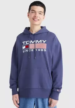 Толстовка ATHLETIC LOGO HOODIE Tommy Jeans, темно-синий