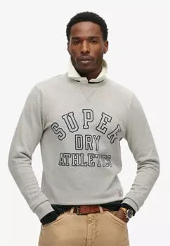 Толстовка ATHLETIC Superdry, цвет Mottled Grey
