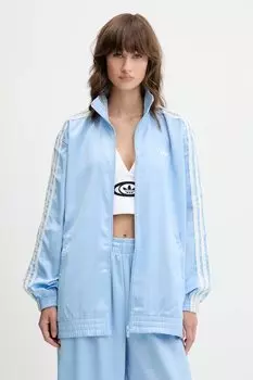 Толстовка атласная TT Adidas Originals, синий