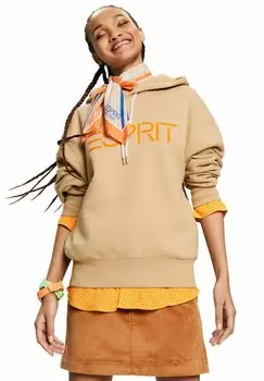 Толстовка AUS LOGO Esprit, бежевая кожа