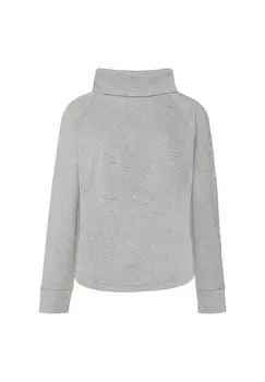 Толстовка AUS MIT WEITEM ROLLKRAGEN s.Oliver, темно-серый