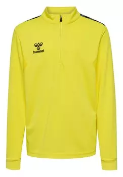 Толстовка AUTHENTIC HALF Hummel, цвет blazing yellow