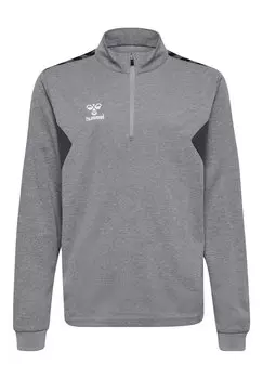 Толстовка AUTHENTIC HALF Hummel, цвет grey melange
