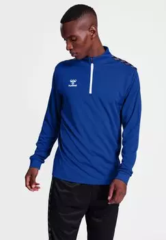 Толстовка AUTHENTIC HALF-ZIP TRAININGSPULLOVER Hummel, цвет true blue