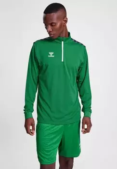 Толстовка AUTHENTIC HALF-ZIP TRAININGSPULLOVER Hummel, цвет jelly bean
